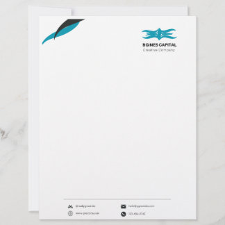 PAPEL TIMBRADO CARTEIRA DE NEGÓCIOS MINIMALISTA