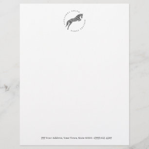 Papel Timbrado Cavalo de Pulso   Cavalo Escrivado   Formador de c