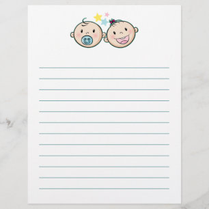 Papel Timbrado CHÁ DE BEBÊ Jogos de festas