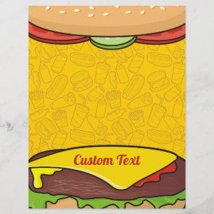 Papel Timbrado Cheeseburger