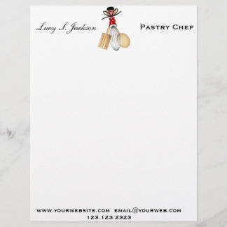 Papel Timbrado Chef Profissional e Modelo Letterhead