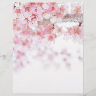 PAPEL TIMBRADO CHERRY BLOSSOM LETTERHEAD