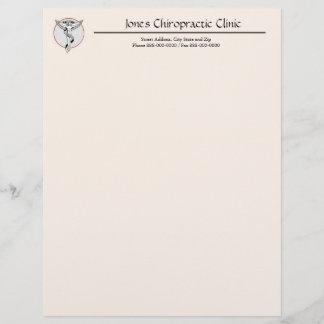 Papel Timbrado Chiropractor Letterhead