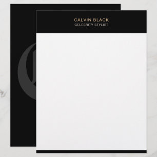 Papel Timbrado Chrome Hearts Estilo Minimalista Moderno Profissio