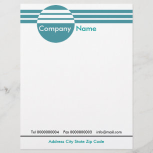 Papel Timbrado Círculo E Listras