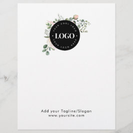 Papel Timbrado Círculo redondo Logotipo Personalizado da Empresa 