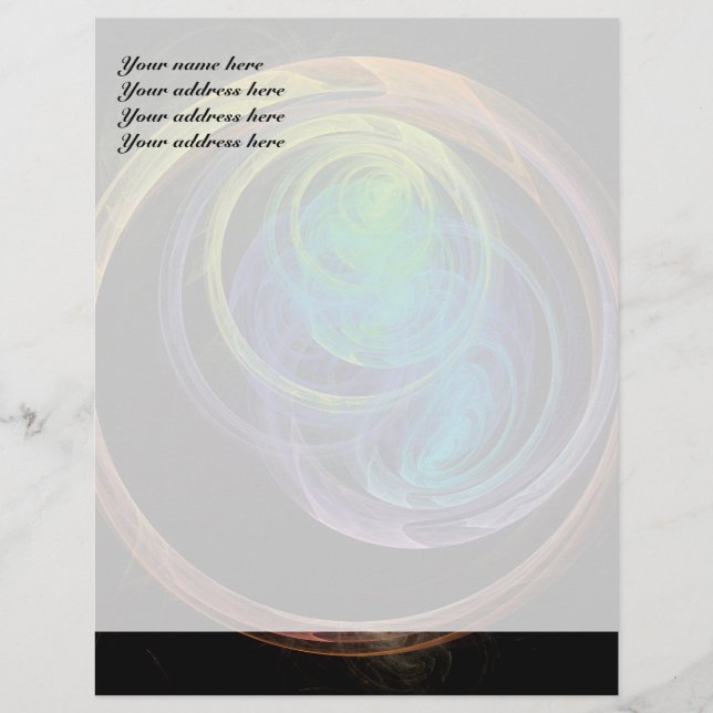 Papel Timbrado Círculos (Frente)