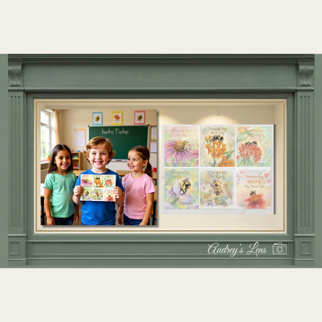 Papel Timbrado Classroom Valentines My Teacher - 6 per Sheet  (Criador carregado)