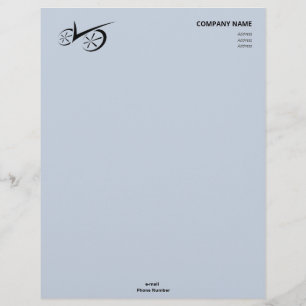 Papel Timbrado Clever Watercolor Definida como Bicicleta