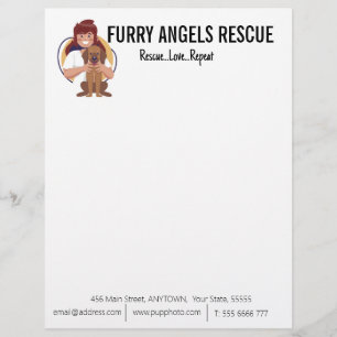 Papel Timbrado Cliente de Recuperação de Cachorros
