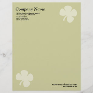 Papel Timbrado Clover - Khaki Claro