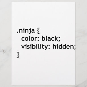 Papel Timbrado código ninja, script