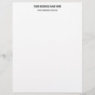 Papel Timbrado Código QR e Texto Personalizado Personalizado Pers