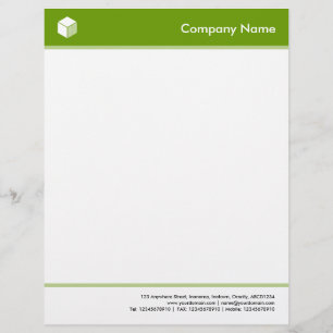 Papel Timbrado Com Cabeçalho e Rodapé - Abacate