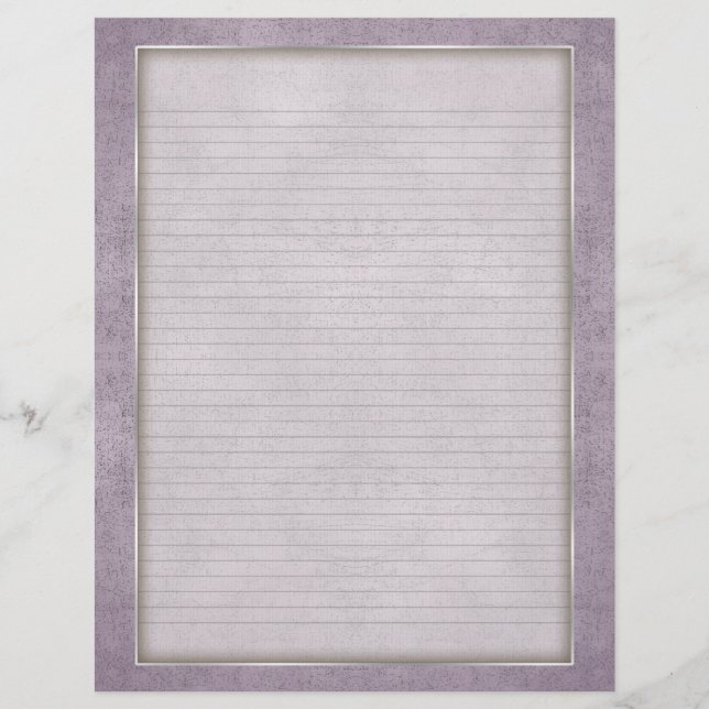 Papel Timbrado com Linhas Opcionais e Moldura Enve (Frente)