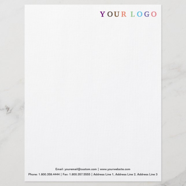 Papel Timbrado com Logotipo Personalizado para Emp (Frente)