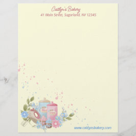 Papel Timbrado Compro de padaria e pastelaria personalizado