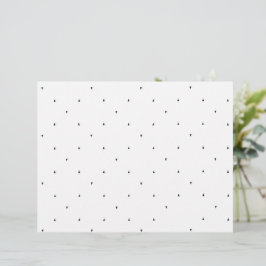 Papel Timbrado Conjunto de Pastas com Padrão de Triângulo Minimal