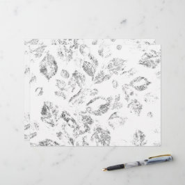Papel Timbrado Conjunto de Pastas de Arquivos Botânicos Elegantes
