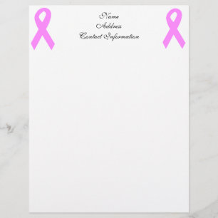 Papel Timbrado Consciência do cancro da mama
