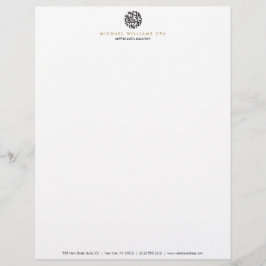 Papel Timbrado Contabilista Moderno, Contabilidade II Letterhead