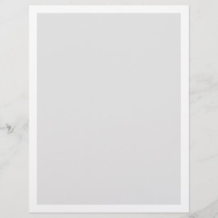 Papel Timbrado Cor Personalizada em Branco