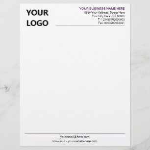 Papel Timbrado Cores personalizadas e timbragem de fonte no seu p