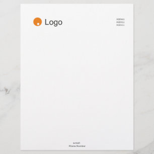 Papel Timbrado Corporação monocromática simples