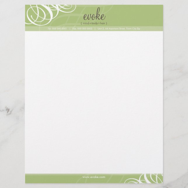 Papel Timbrado CORPORATE LETTERHEAD :: designer vogue 13 (Frente)