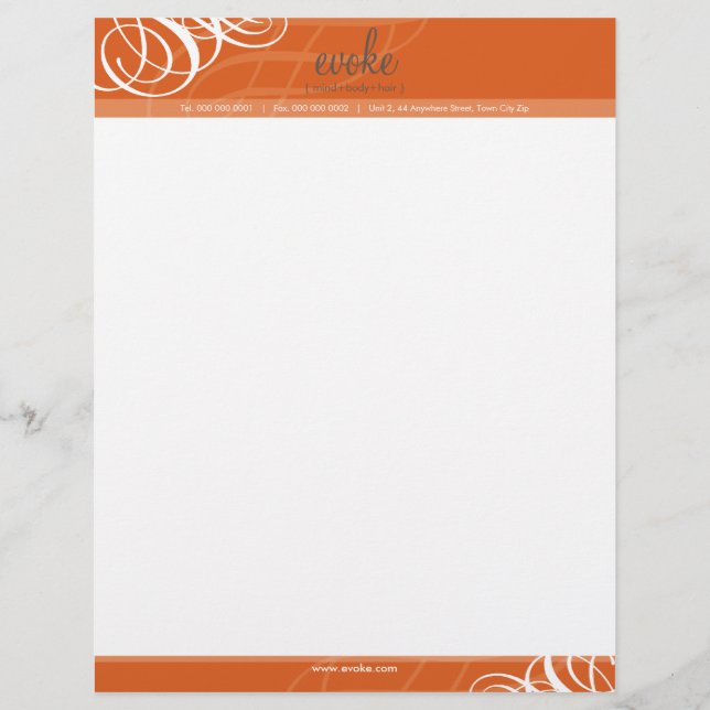Papel Timbrado CORPORATE LETTERHEAD :: designer vogue 14 (Frente)