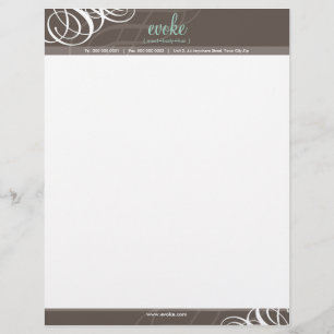 Papel Timbrado CORPORATE LETTERHEAD: designer vogue 4