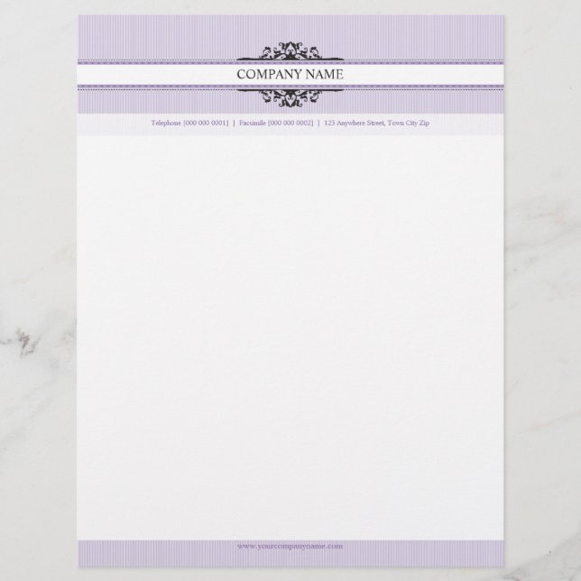 Papel Timbrado CORPORATE LETTERHEAD: divino 6 (Frente)