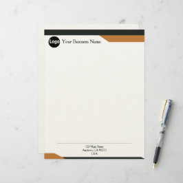 Papel Timbrado Corporativo Minimalista para Modern