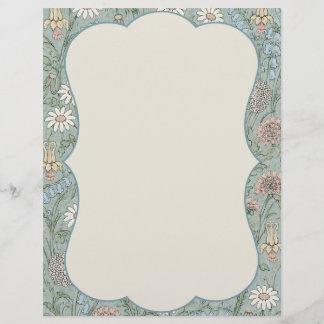 Papel Timbrado Cottagecore Flor de Campo Vintage