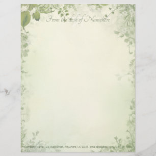 Papel Timbrado Crie Sua Própria Vinha de Flores Silvestres em Est