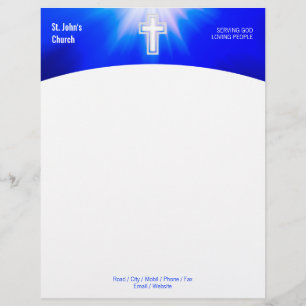 Papel Timbrado Cristianismo Cruz religiosa