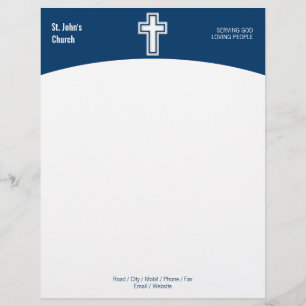 Papel Timbrado Cristianismo Cruz religiosa