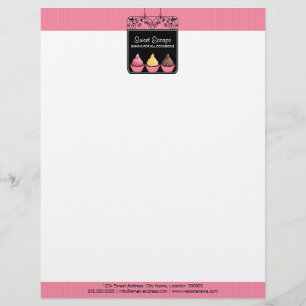 Papel Timbrado Cupcake - Assinar Bakery