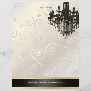 Papel Timbrado Cupcakes de lustre PixDezines redemoinhos/branco p