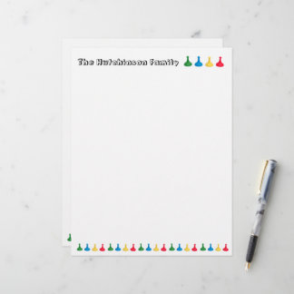Papel Timbrado de Amante de Jogos de Família