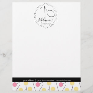Papel Timbrado de Logotipo Profissional - Costurei