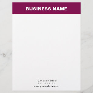 Papel Timbrado de Luxo Burgundy Dourado Elegante