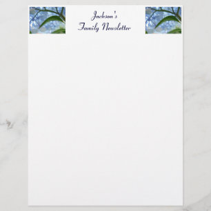 Papel Timbrado de Newsletter Familiar Personalizad