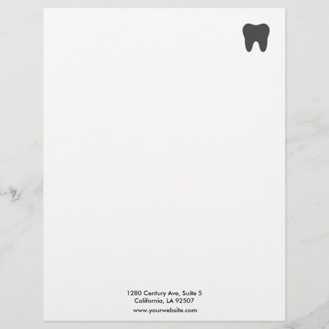 Papel Timbrado Dentist Letterhead (Frente)