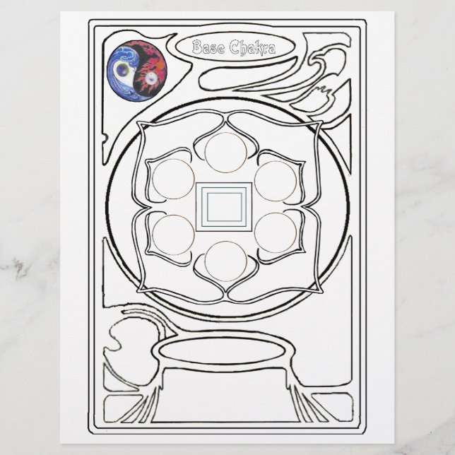 Papel Timbrado Desenho Base Chakra (Frente)