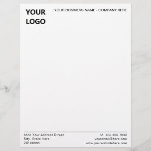 Papel Timbrado Design a sua própria empresa personalizada