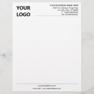Papel Timbrado Design da sua própria Modelo Letterhead