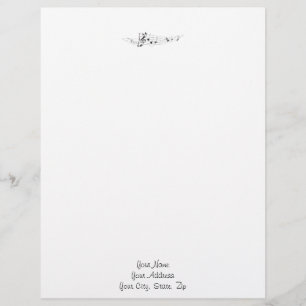 Papel Timbrado Design de A que torce a contagem musical