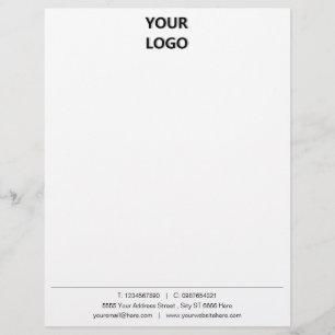 Papel Timbrado Design profissional - Modelo Letterhead