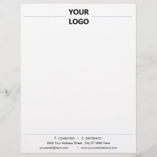 Papel Timbrado Design profissional para empresa com logotipo